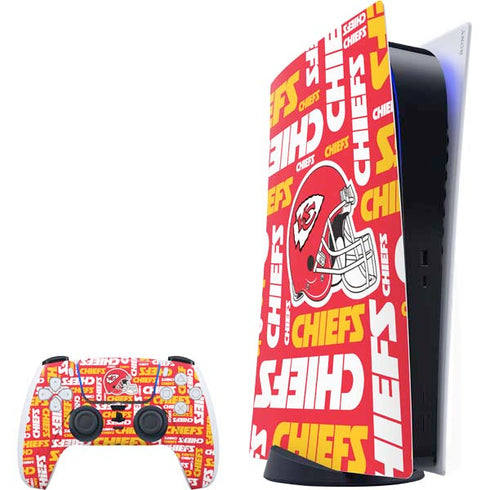 NFL Kansas City Chiefs Red Blast PlayStation PS5 Skins