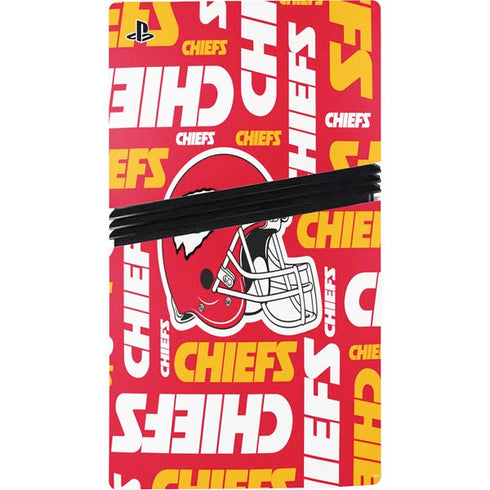 NFL Kansas City Chiefs Red Blast PS5 Pro Console Skin