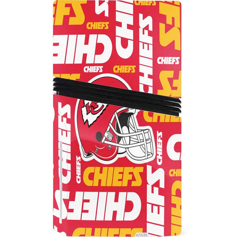 NFL Kansas City Chiefs Red Blast PS5 Pro Disk Console Skin