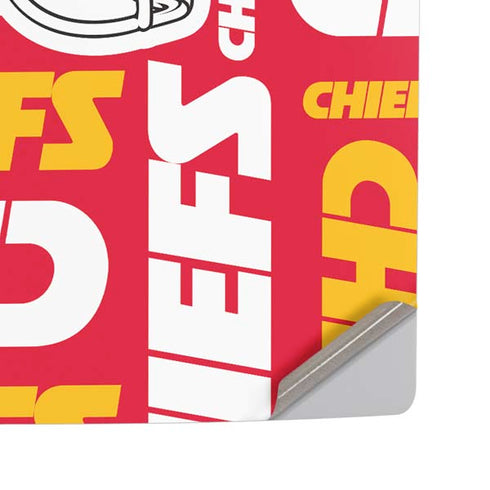 NFL Kansas City Chiefs Red Blast PS5 Pro Disk Console Skin