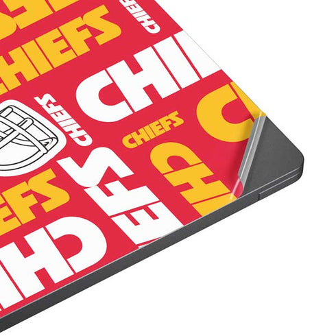 NFL Kansas City Chiefs Red Blast Surface Laptop 7 13.8in Skin