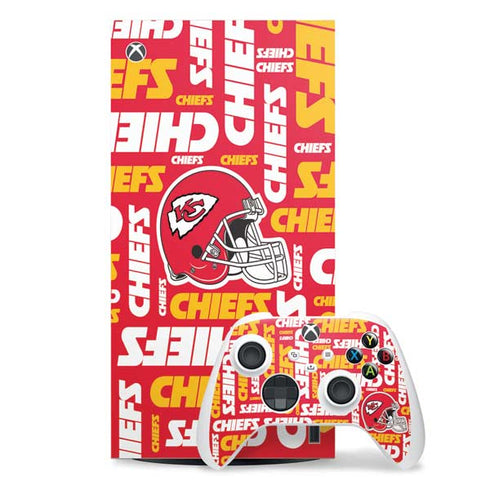 NFL Kansas City Chiefs Red Blast Xbox Series X Skins