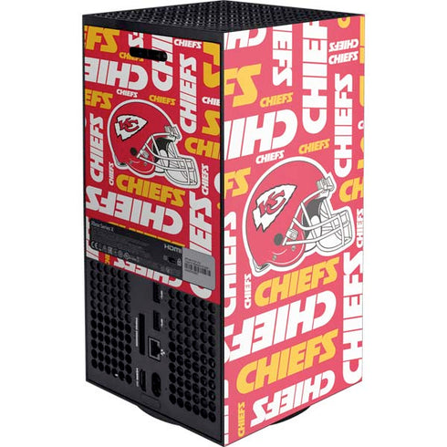 NFL Kansas City Chiefs Red Blast XBox Series X Digital Edition Console Skin