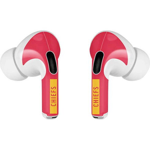 NFL Kansas City Chiefs Red Performance Series AirPods Skins