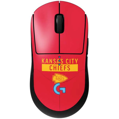 NFL Kansas City Chiefs Red Performance Series G Pro Wireless Gaming Mouse Skin