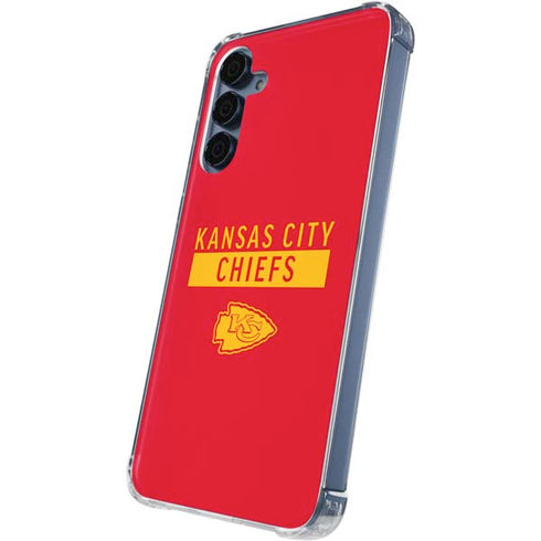NFL Kansas City Chiefs Red Performance Series Galaxy A35 5G Clear Case