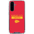 NFL Kansas City Chiefs Red Performance Series Galaxy A36 5G Clear Case