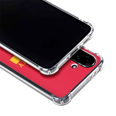 NFL Kansas City Chiefs Red Performance Series Galaxy A36 5G Clear Case