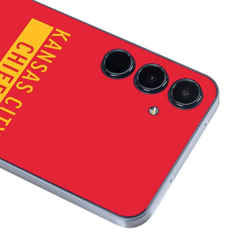 NFL Kansas City Chiefs Red Performance Series Galaxy A36 5G Skin