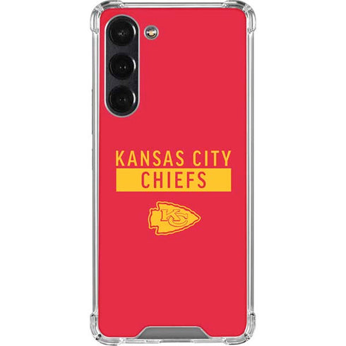 NFL Kansas City Chiefs Red Performance Series Galaxy S24 FE Clear Case