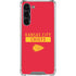 NFL Kansas City Chiefs Red Performance Series Galaxy S24 FE Clear Case