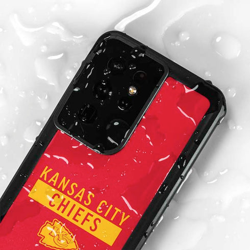 NFL Kansas City Chiefs Red Performance Series Galaxy S24 Ultra Waterproof Case