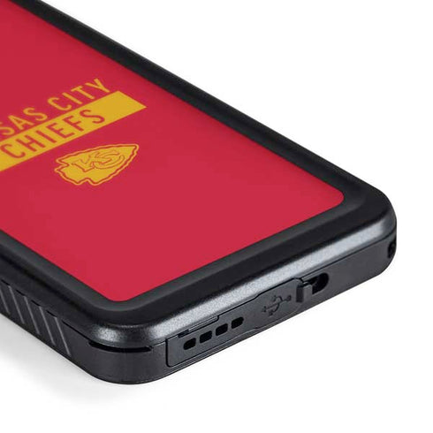 NFL Kansas City Chiefs Red Performance Series Galaxy S24 Waterproof Case