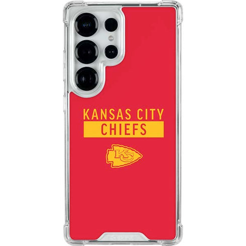 NFL Kansas City Chiefs Red Performance Series Galaxy S25 Ultra Clear Case
