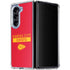 NFL Kansas City Chiefs Red Performance Series Galaxy Z Fold5 5G Clear Case