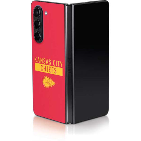NFL Kansas City Chiefs Red Performance Series Galaxy Z Fold5 5G Skin