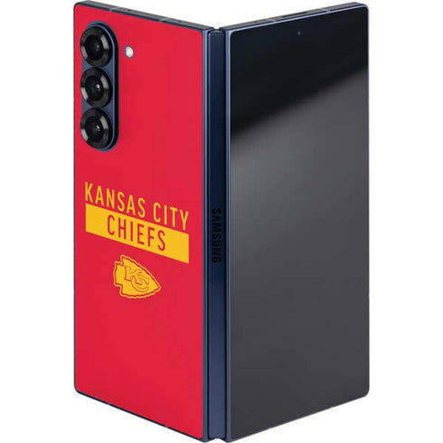 NFL Kansas City Chiefs Red Performance Series Galaxy Z Fold6 Skin
