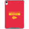 NFL Kansas City Chiefs Red Performance Series iPad 11th Gen (2025) Clear Case