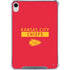 NFL Kansas City Chiefs Red Performance Series iPad 11th Gen (2025) Clear Case