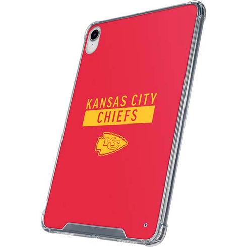 NFL Kansas City Chiefs Red Performance Series iPad 11th Gen (2025) Clear Case