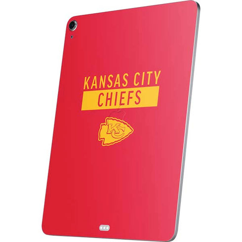NFL Kansas City Chiefs Red Performance Series Apple iPad Air Skin
