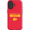 NFL Kansas City Chiefs Red Performance Series iPhone 16 Plus Impact Case
