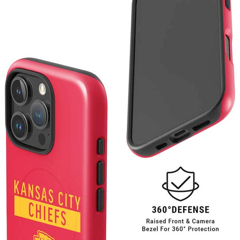 NFL Kansas City Chiefs Red Performance Series iPhone 16 Pro Magsafe Impact Case