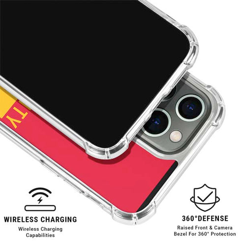 NFL Kansas City Chiefs Red Performance Series iPhone 16 Pro Max Clear Case