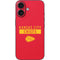 NFL Kansas City Chiefs Red Performance Series iPhone 16 Skin