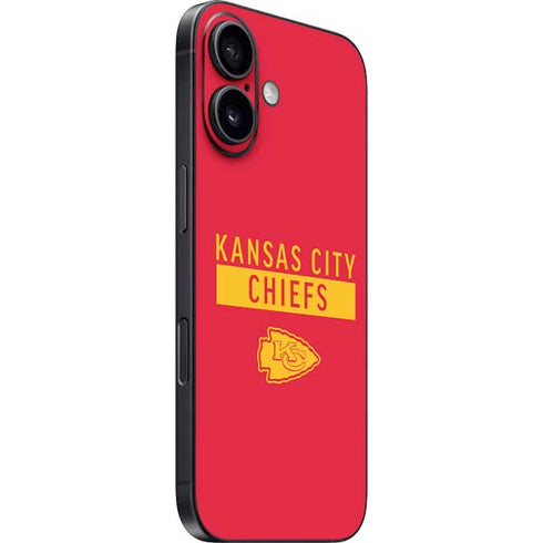 NFL Kansas City Chiefs Red Performance Series iPhone 16 Skin