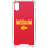 NFL Kansas City Chiefs Red Performance Series iPhone XS Clear Case