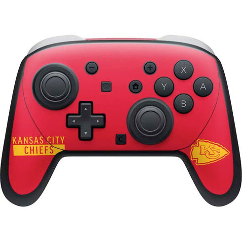 NFL Kansas City Chiefs Red Performance Series Nintendo Skins