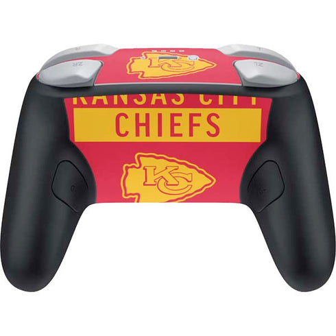 NFL Kansas City Chiefs Red Performance Series Nintendo Switch 2 (2025) Pro Controller Skin
