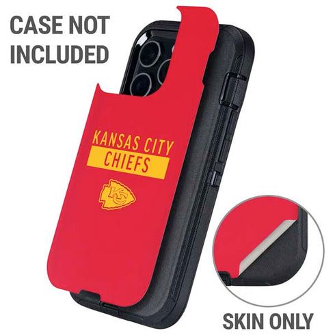NFL Kansas City Chiefs Red Performance Series Otterbox Defender iPhone Skin