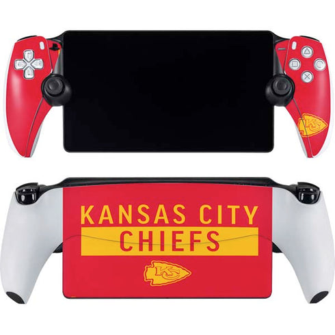 NFL Kansas City Chiefs Red Performance Series PlayStation Portal Remote Player Skin