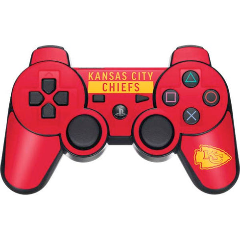 NFL Kansas City Chiefs Red Performance Series PS3 Dual Shock wireless controller Skin