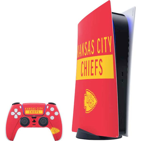 NFL Kansas City Chiefs Red Performance Series PlayStation PS5 Skins