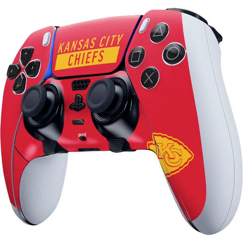 NFL Kansas City Chiefs Red Performance Series PS5 DualSense Edge Pro Controller Skin