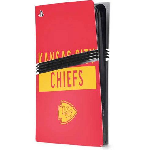NFL Kansas City Chiefs Red Performance Series PlayStation PS5 Skins
