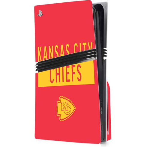 NFL Kansas City Chiefs Red Performance Series PlayStation PS5 Skins
