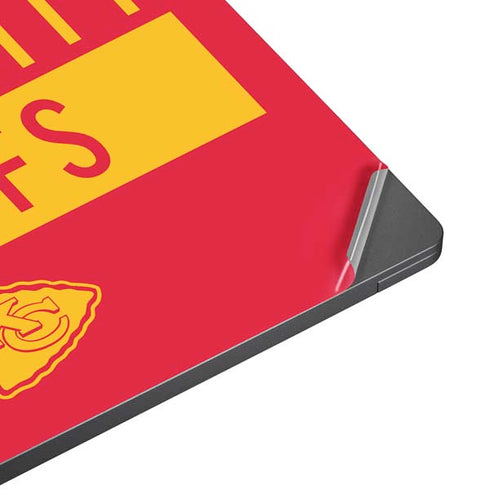 NFL Kansas City Chiefs Red Performance Series Surface Laptop 7 13.8in Skin