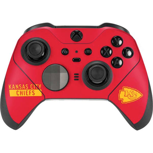 NFL Kansas City Chiefs Red Performance Series Xbox Elite Wireless Controller Series 2 Skin