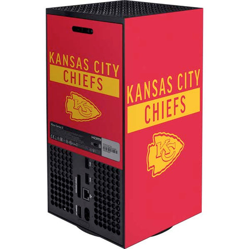 NFL Kansas City Chiefs Red Performance Series Xbox Series X Bundle Skin