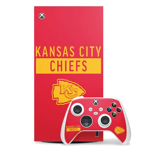 NFL Kansas City Chiefs Red Performance Series Xbox Series X Skins