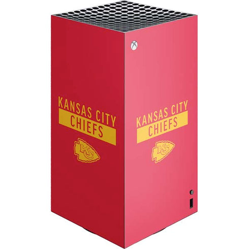 NFL Kansas City Chiefs Red Performance Series XBox Series X Digital Edition Console Skin