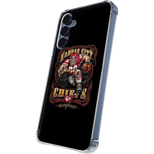 Liquid Blue NFL Kansas City Chiefs Running Back Galaxy A35 5G Clear Case