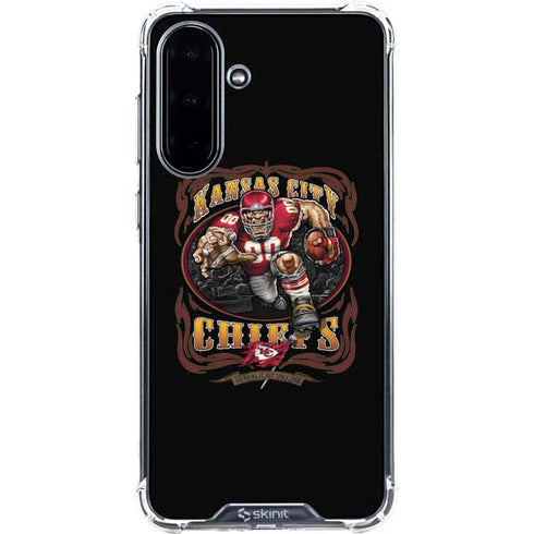 Liquid Blue NFL Kansas City Chiefs Running Back Galaxy A36 5G Clear Case