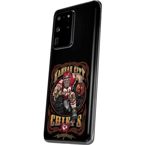 Liquid Blue NFL Kansas City Chiefs Running Back Galaxy S20 Ultra 5G Skin