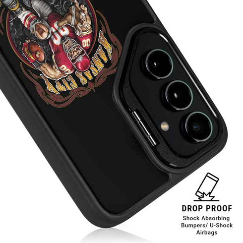 Liquid Blue NFL Kansas City Chiefs Running Back Galaxy S25 Kickstand Case
