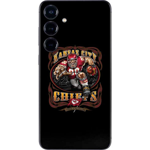 Liquid Blue NFL Kansas City Chiefs Running Back Galaxy S25 Plus Skin